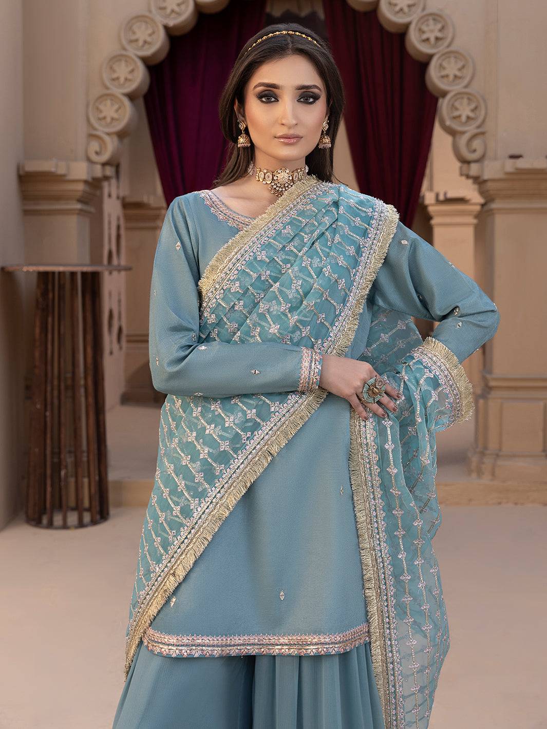 Hem Stitch | Raw Silk Edit 25 | Layla - Pakistani Designer Dress - by Hemstitch | Type: Ladies Clothes - 100% Original at Saira Sultan
