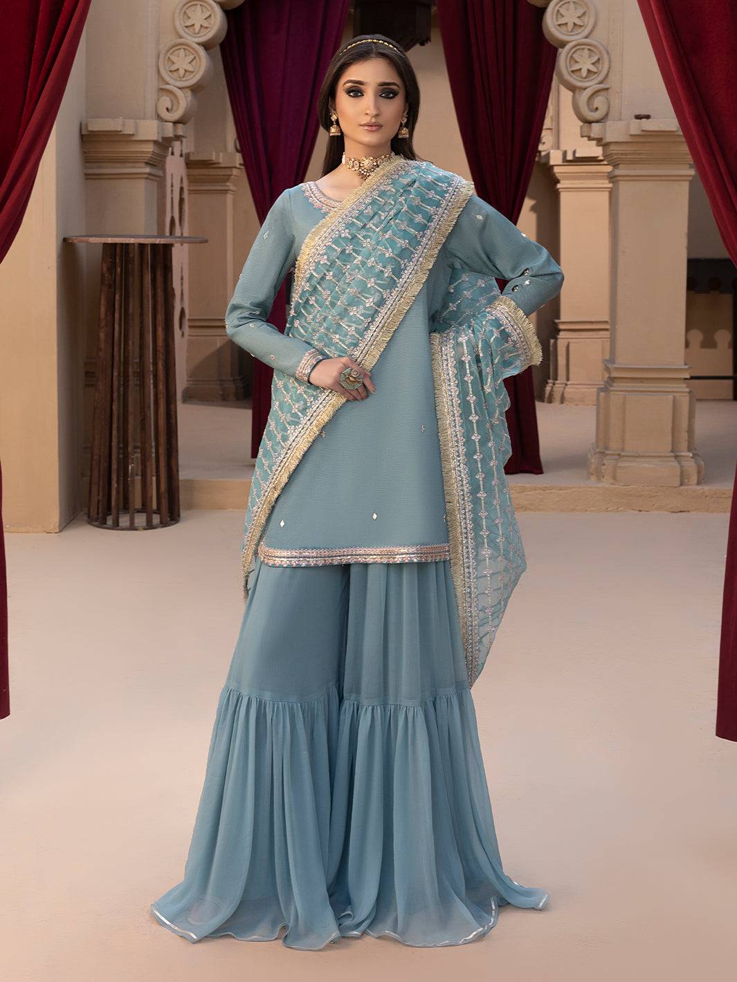 Hem Stitch | Raw Silk Edit 25 | Layla - Pakistani Designer Dress - by Hemstitch | Type: Ladies Clothes - 100% Original at Saira Sultan