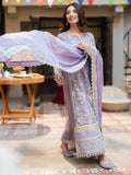 Salitex | Signature Festive Chiffon | SUNW6NO026UT L Lilac Khaadi Zari Net