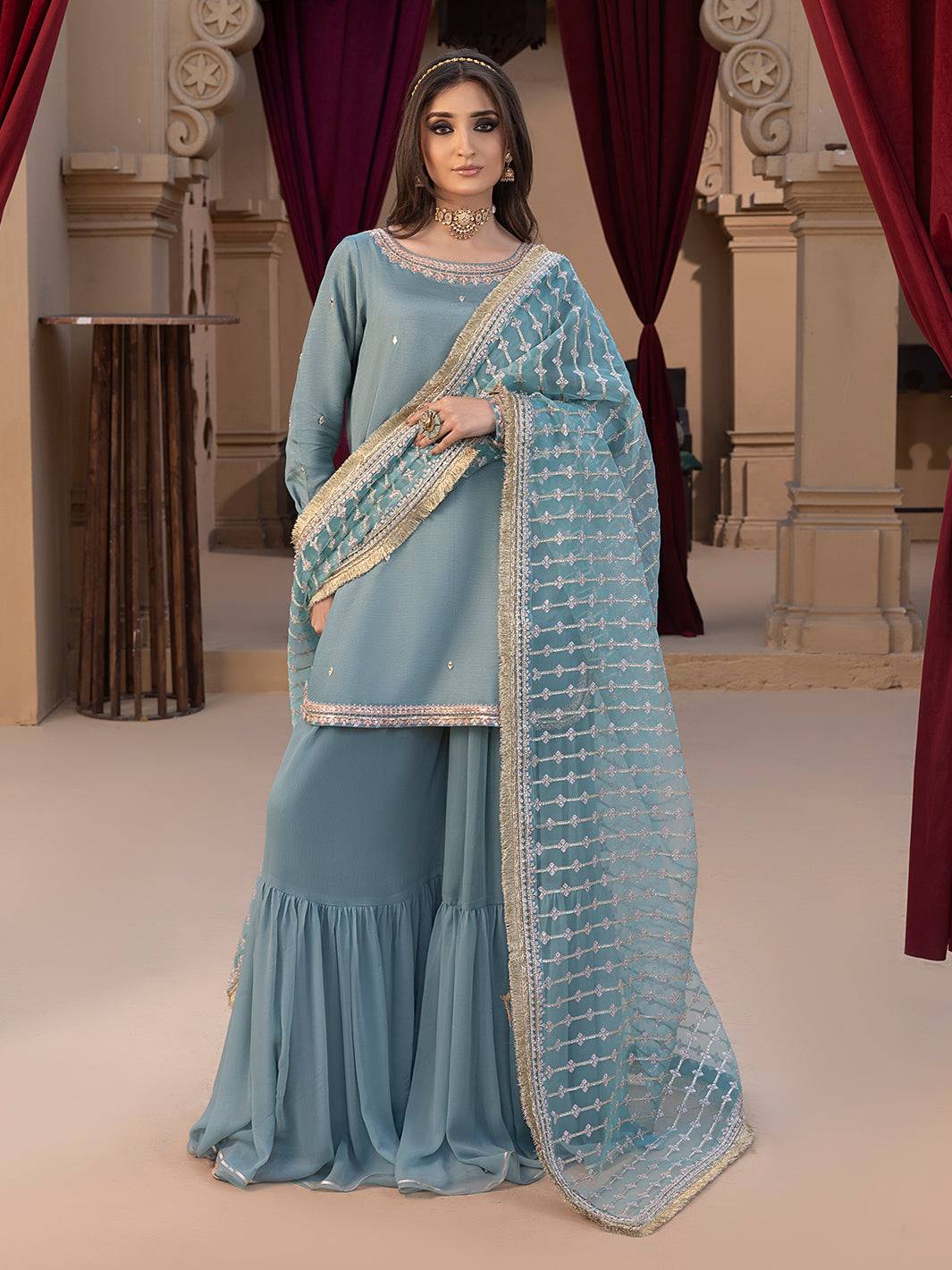 Hem Stitch | Raw Silk Edit 25 | Layla - Pakistani Designer Dress - by Hemstitch | Type: Ladies Clothes - 100% Original at Saira Sultan
