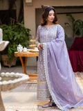 Salitex | Signature Festive Chiffon | SUNW6NO026UT XL Lilac Khaadi Zari Net