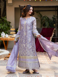 Salitex | Signature Festive Chiffon | SUNW6NO026UT Custom Size Lilac Khaadi Zari Net