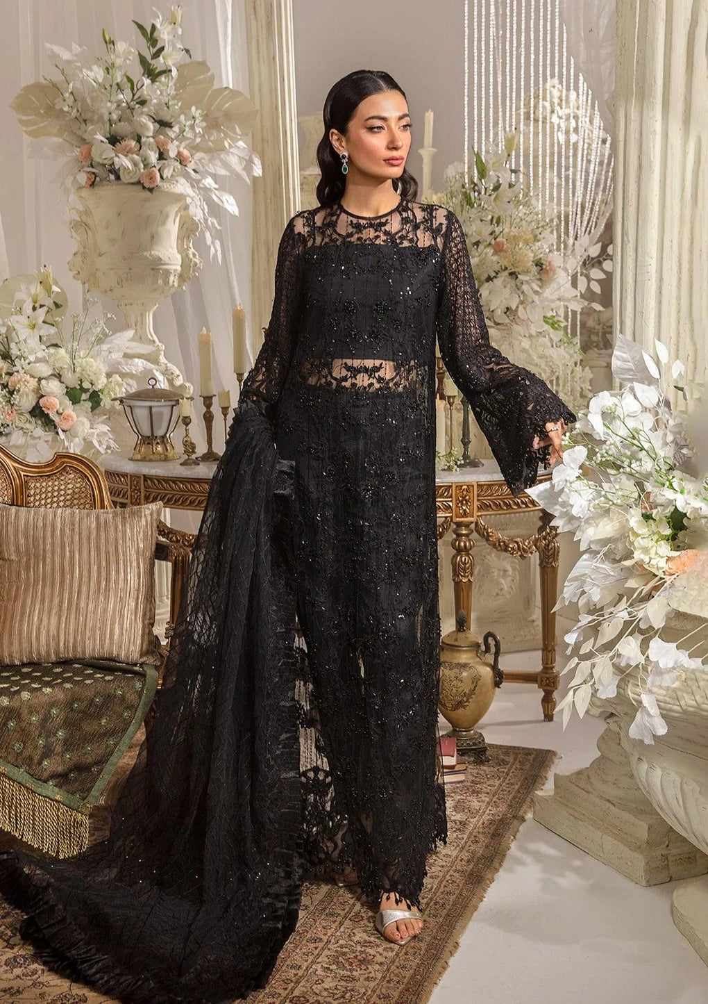 Elaf Premium | Evara Formals 24 | EFE-05 MAJESTY - Pakistani Designer Dress - by Elaf Premium | Type: The Formal Exhibit - 100% Original at Saira Sultan