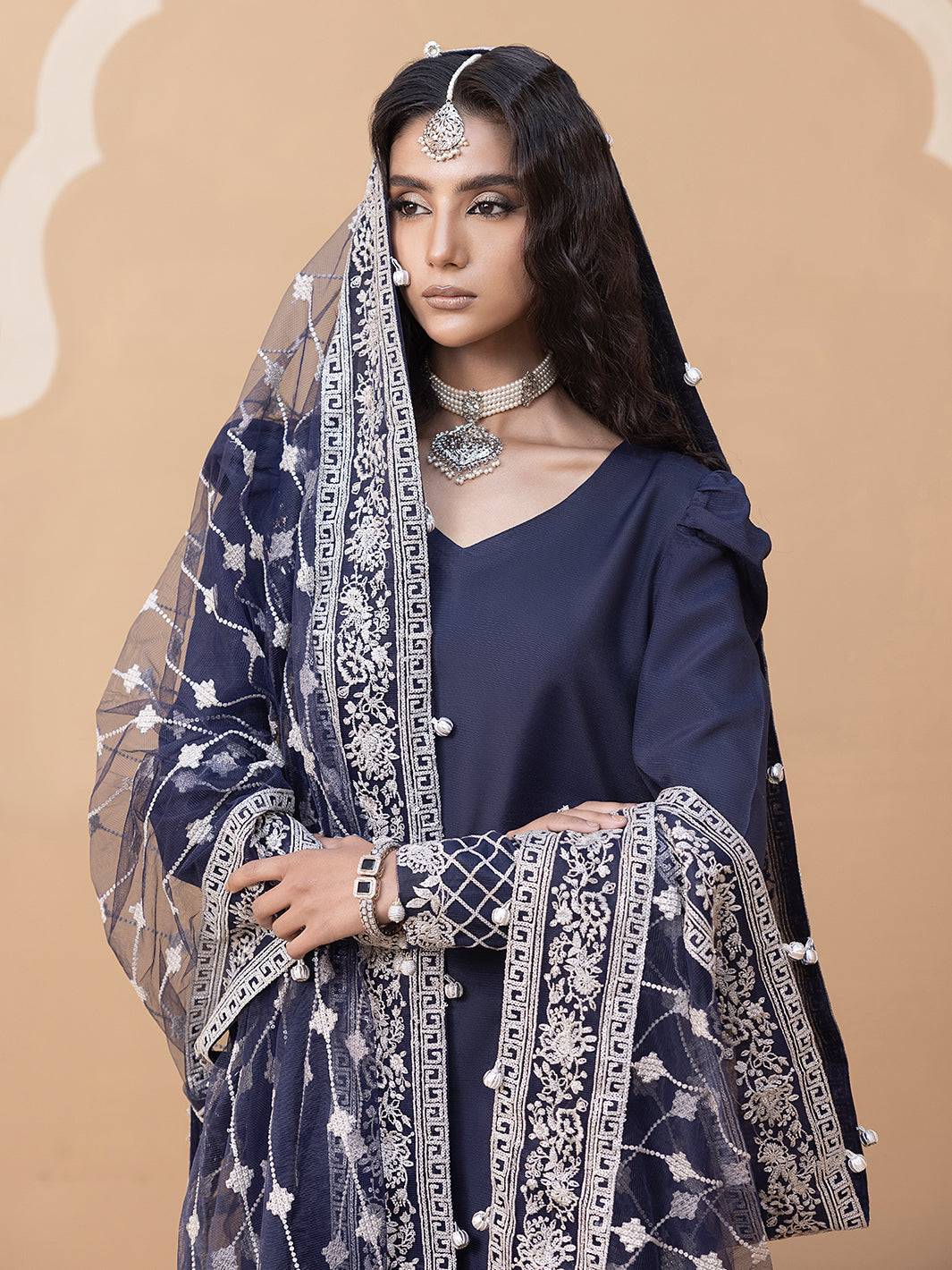Hem Stitch | Raw Silk Edit 25 | Khayal - Pakistani Designer Dress - by Hemstitch | Type: Ladies Clothes - 100% Original at Saira Sultan