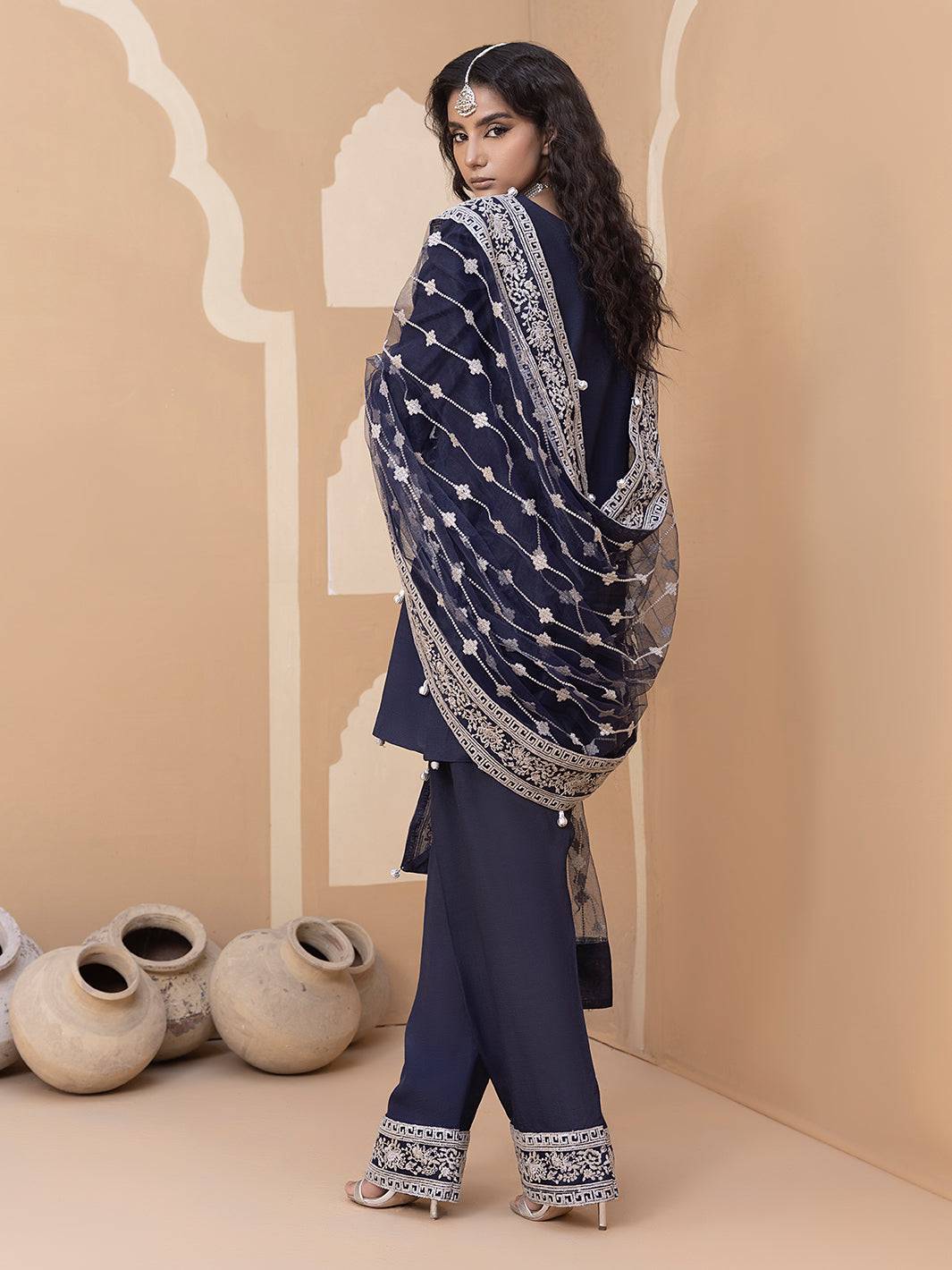 Hem Stitch | Raw Silk Edit 25 | Khayal - Pakistani Designer Dress - by Hemstitch | Type: Ladies Clothes - 100% Original at Saira Sultan