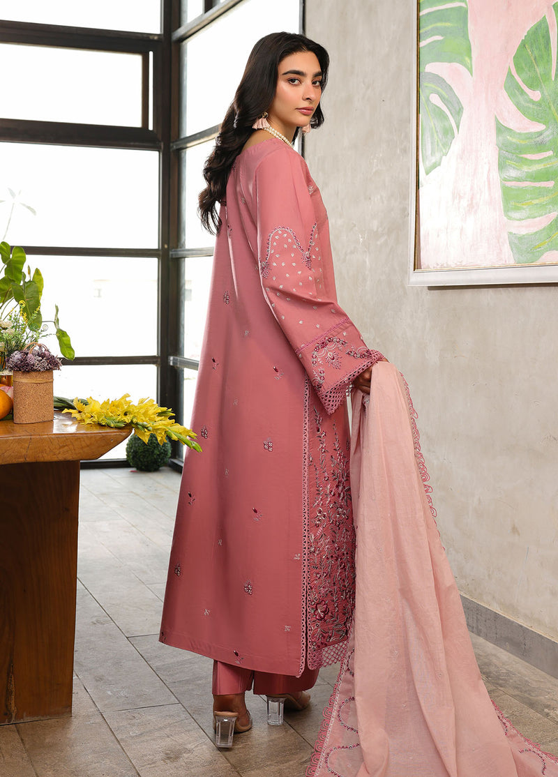 Sahane | In Laws in Lawn Eid Edit | CT-21005 Piera XS Tea Pink Lawn