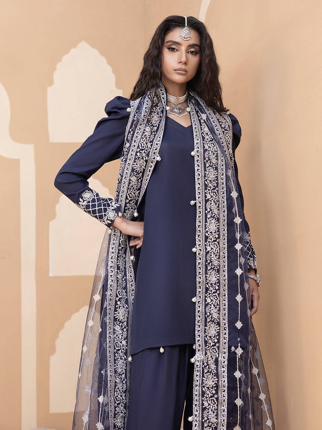 Hem Stitch | Raw Silk Edit 25 | Khayal - Pakistani Designer Dress - by Hemstitch | Type: Ladies Clothes - 100% Original at Saira Sultan