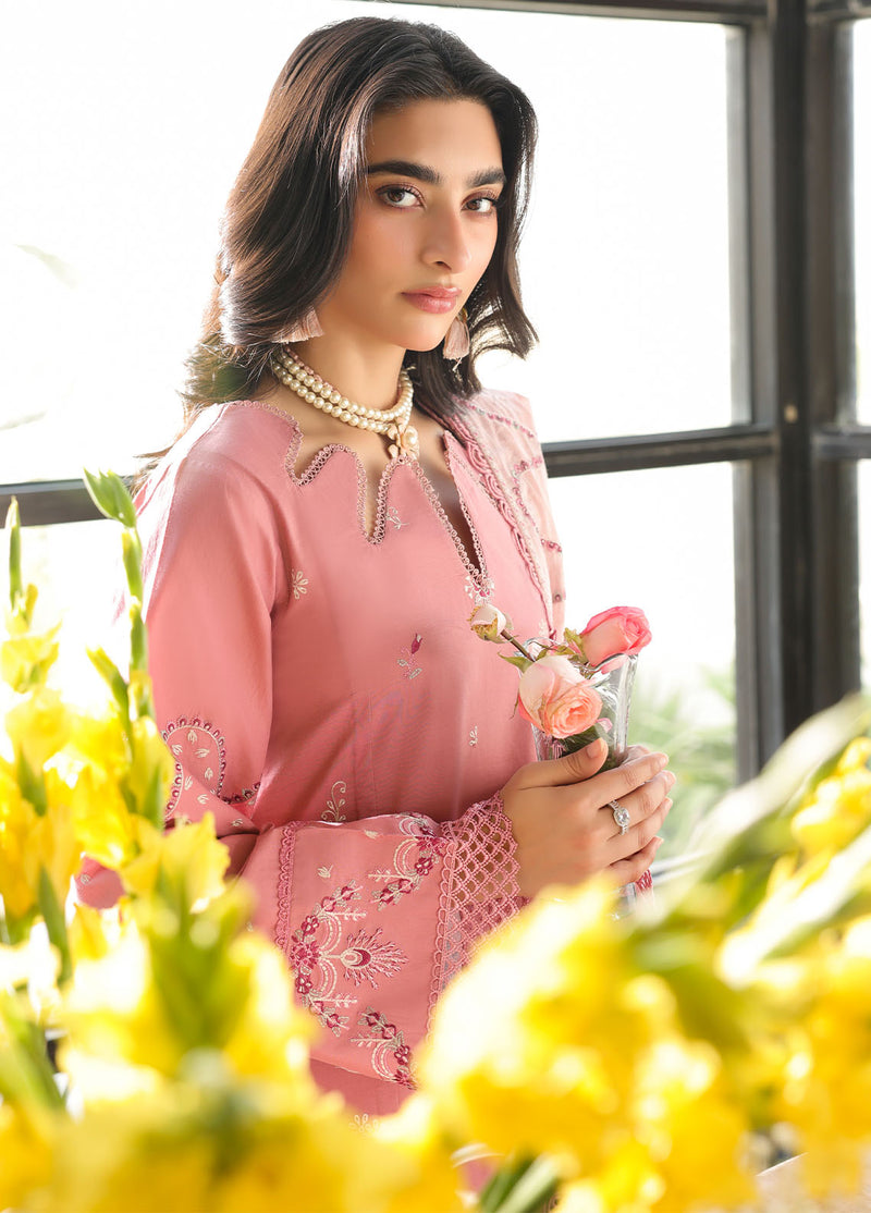 Sahane | In Laws in Lawn Eid Edit | CT-21005 Piera XL Tea Pink Lawn