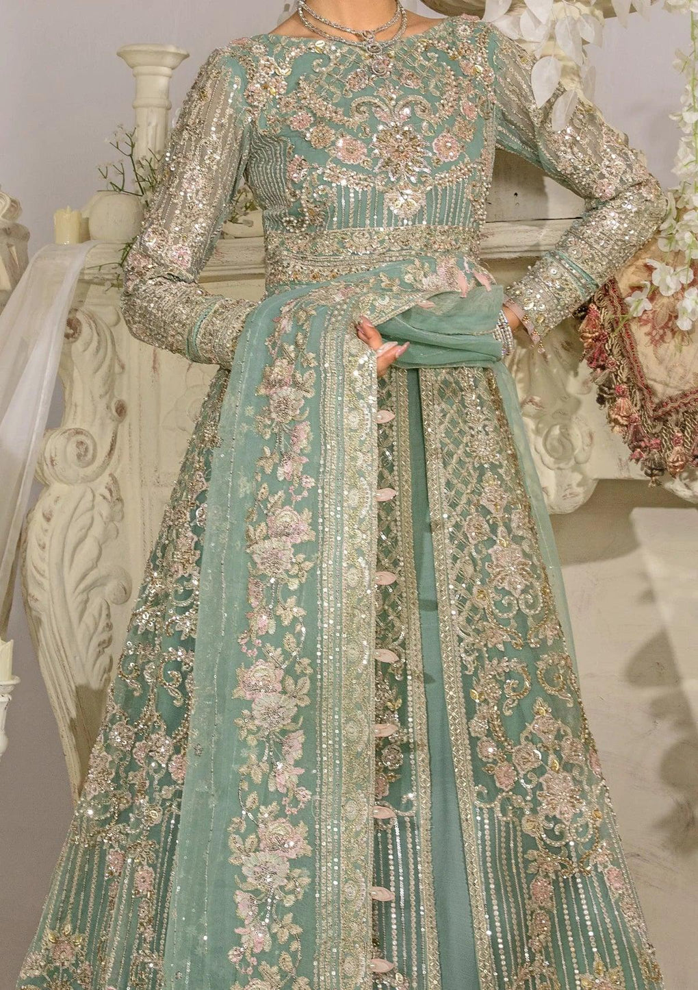 Elaf Premium | Evara Formals 24 | EFE-02 ELSA - Pakistani Designer Dress - by Elaf Premium | Type: The Formal Exhibit - 100% Original at Saira Sultan