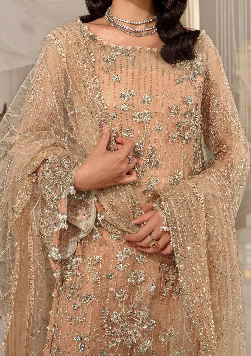 Elaf Premium | Evara Formals 24 | EFE-06 ZYVA - Pakistani Designer Dress - by Elaf Premium | Type: The Formal Exhibit - 100% Original at Saira Sultan