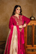 Maya | Raazi Velvet 24 | KASTURI L Hot Pink Velvet