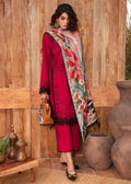 Saira Shakira | Raya Winter Stitched 23 | Crimson - Pakistani Designer Dress - by Saira Shakira | Type: Luxury - 100% Original at Saira Sultan
