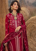 Saira Shakira | Raya Winter Stitched 23 | Ruby - Pakistani Designer Dress - by Saira Shakira | Type: Luxury - 100% Original at Saira Sultan