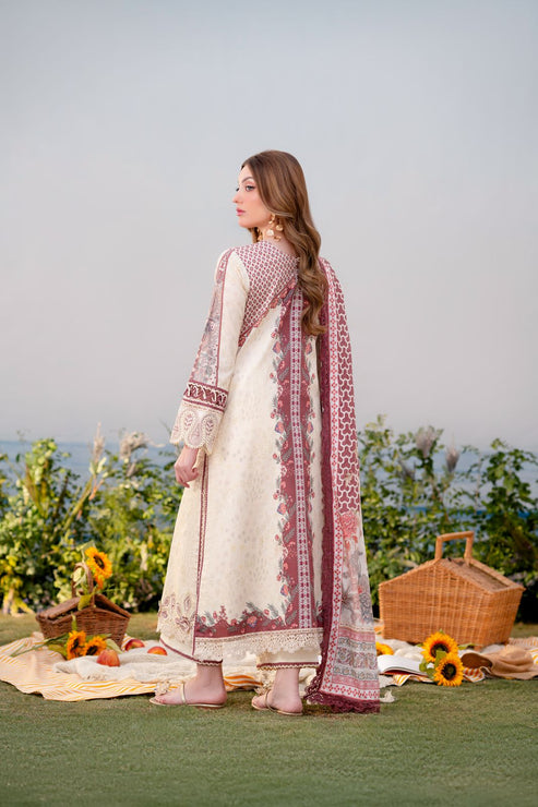 Aabyaan | Shezlin Chikankari Ramadan Edit 25 | ASENA (AR-06) XS Ivory Lawn