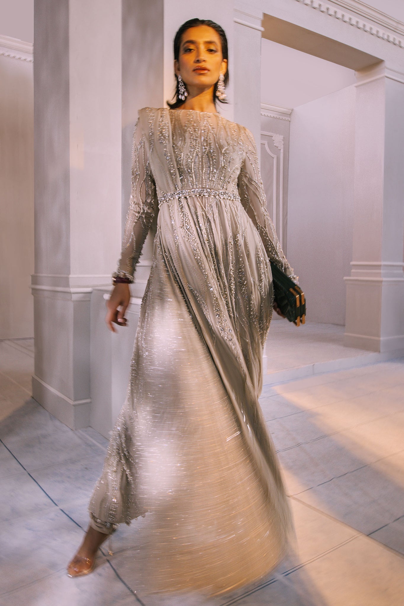 Elan | Demi Couture Onirique | LUISANTE D'OR (EP-20856) - Pakistani Designer Dress - by Elan | Type: Formal - 100% Original at Saira Sultan