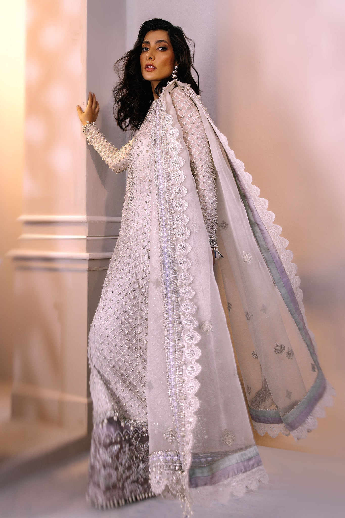 Elan | Demi Couture Onirique | PERLE D‰LICATE  (EP-20181) - Pakistani Designer Dress - by Elan | Type: Formal - 100% Original at Saira Sultan