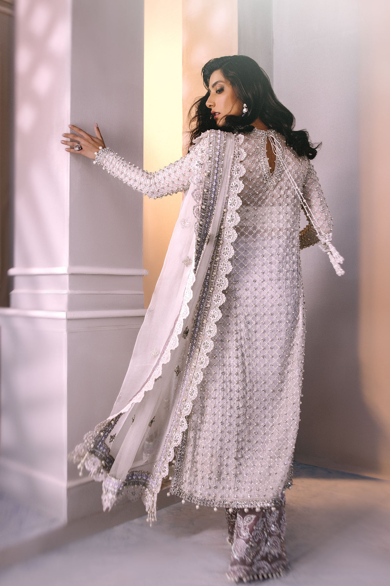 Elan | Demi Couture Onirique | PERLE D‰LICATE  (EP-20181) - Pakistani Designer Dress - by Elan | Type: Formal - 100% Original at Saira Sultan