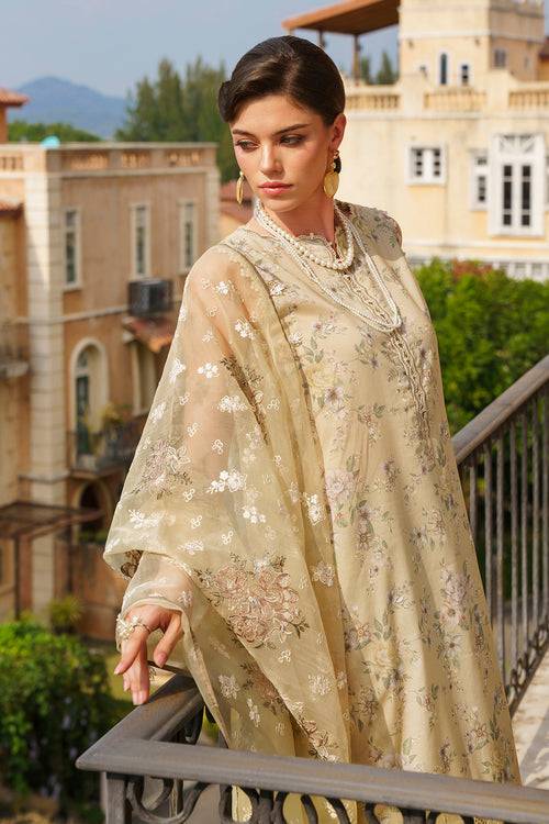 Baroque | Luxury Pret 24 | LAWN UF-584 - Pakistani Designer Dress - by Baroque | Type: Luxury - 100% Original at Saira Sultan