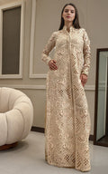 Threads and Motifs | Formal Dresses 25 | ORGANZA EMROIDERED JACKET - Pakistani Designer Dress - by Threads and Motifs - Type : Ladies Clothes - 100% Original at Saira Sultan