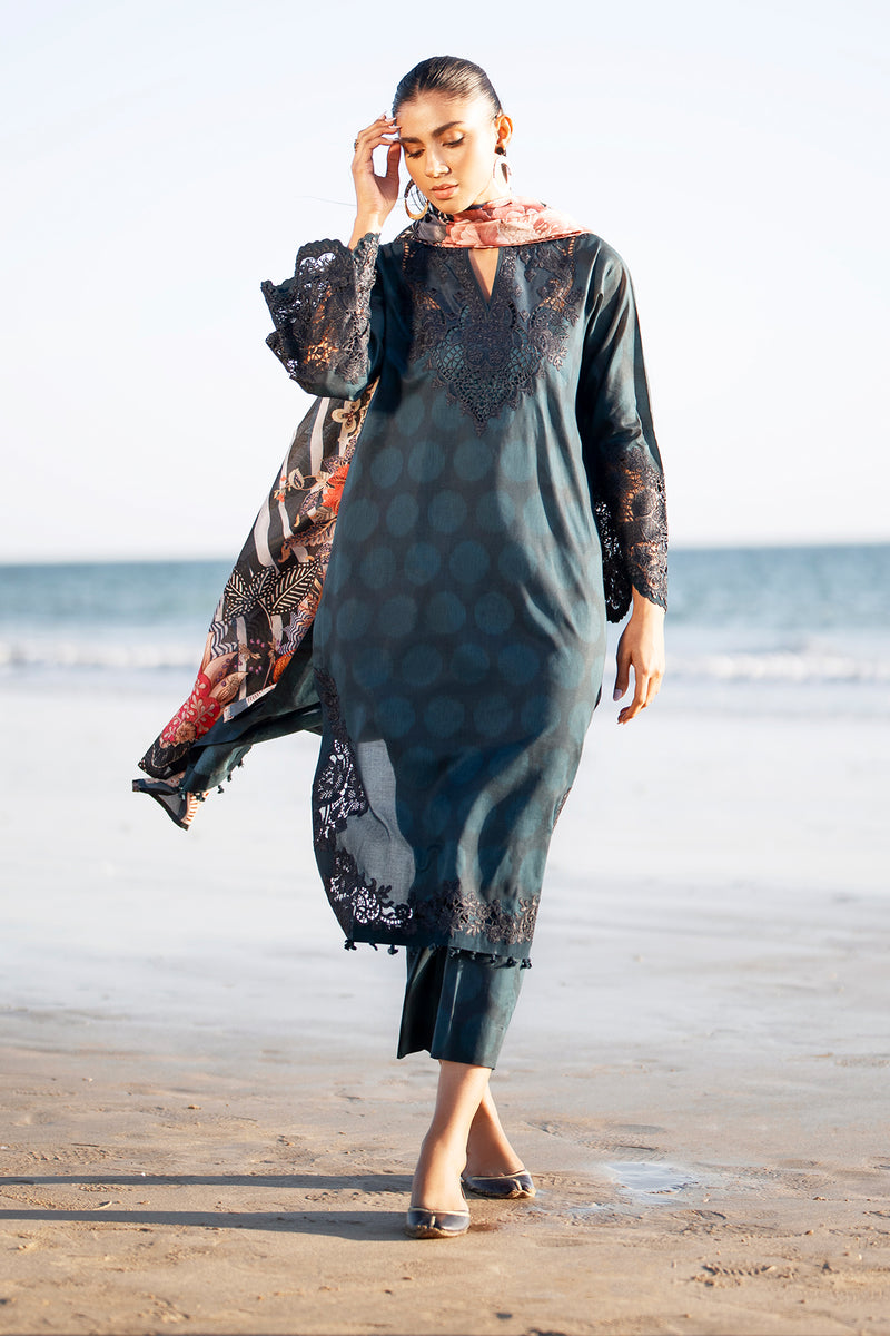 Baroque | Luxury Pret 25 | UF-4063 XS Zinc Lawn