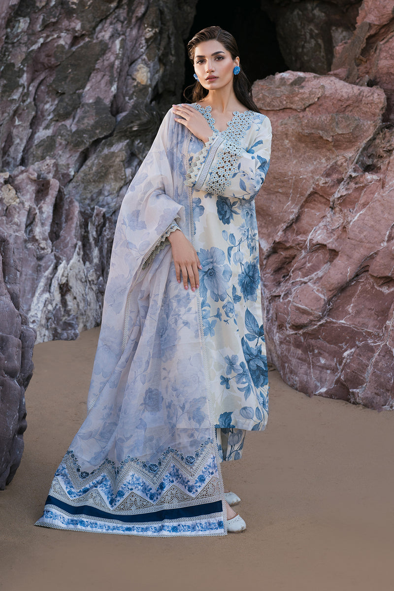 Baroque | Luxury Pret 25 | UF-4105 XS White Lawn