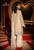 Asim Jofa | Festive Collection 25 | AJLF-09 S Beige Chiffon