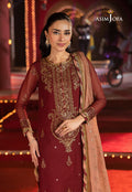 Asim Jofa | Festive Collection 25 | AJLF-05 M Maroon Chiffon