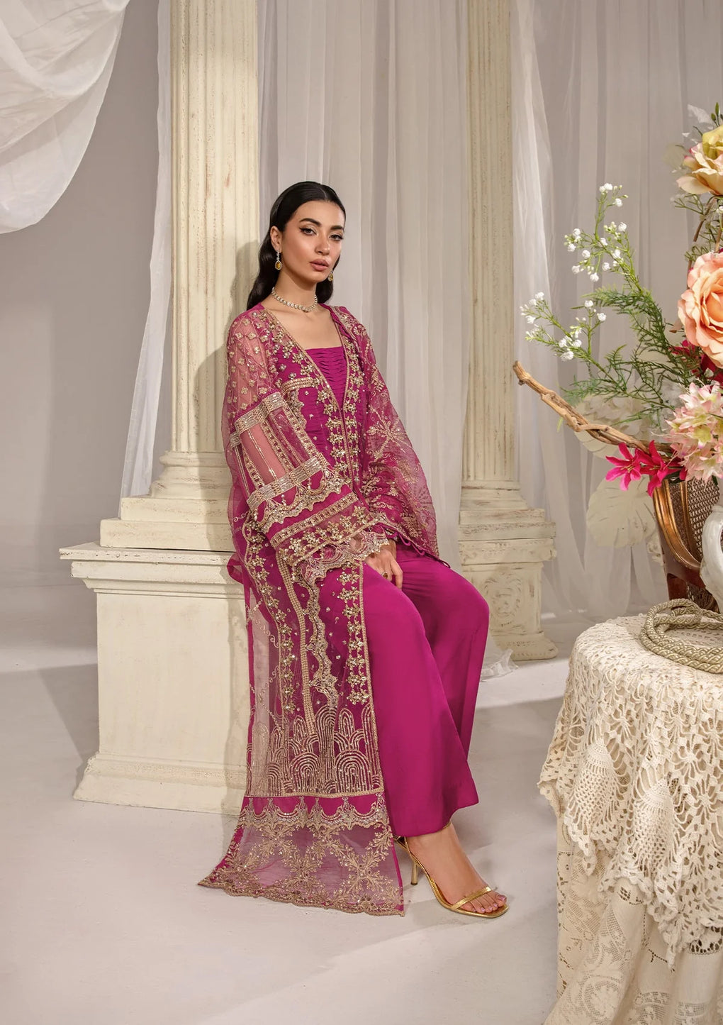 Elaf Premium | Evara Formals 24 | EFE-07 REGALIA - Pakistani Designer Dress - by Elaf Premium | Type: The Formal Exhibit - 100% Original at Saira Sultan