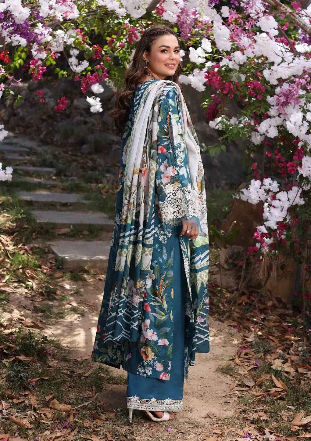 Elaf Premium | Prints Chikankari 24 | 02B SERENITA - Pakistani Designer Dress - by Elaf Premium | Type: Luxury - 100% Original at Saira Sultan