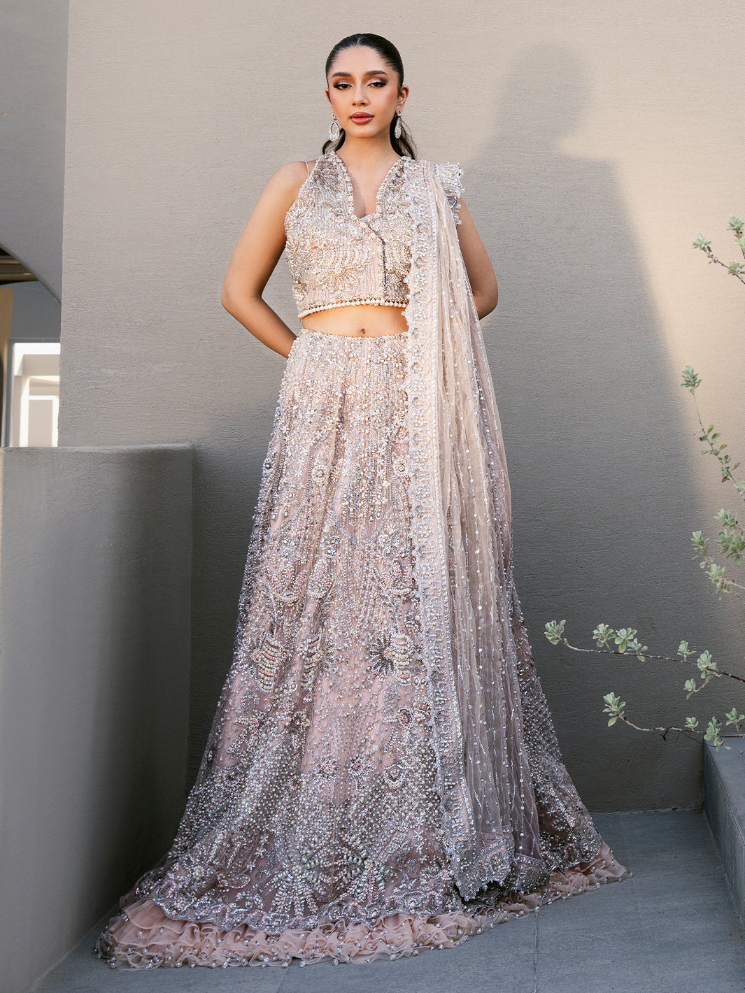 Epoque | Reverie Eternelle | Fleur XL Silver Tulle