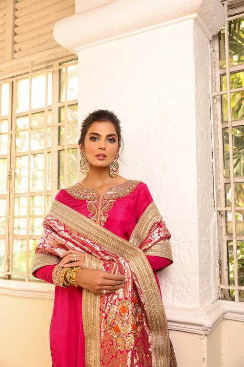 Maya | Wedding Formal Meherbano | AATSHI - Pakistani Designer Dress - by Maya | Type: Bridal - 100% Original at Saira Sultan