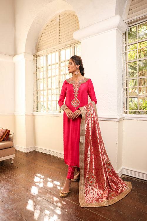 Maya | Wedding Formal Meherbano | AATSHI - Pakistani Designer Dress - by Maya | Type: Bridal - 100% Original at Saira Sultan