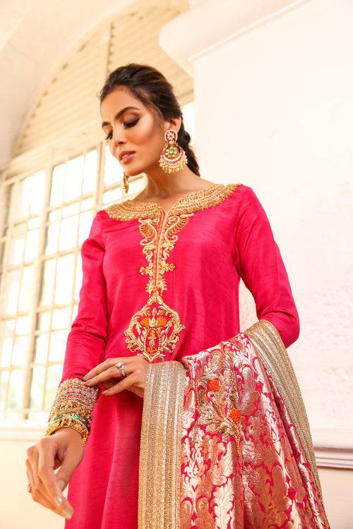 Maya | Wedding Formal Meherbano | AATSHI - Pakistani Designer Dress - by Maya | Type: Bridal - 100% Original at Saira Sultan