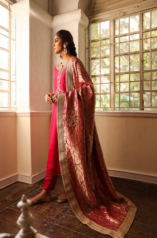 Maya | Wedding Formal Meherbano | AATSHI - Pakistani Designer Dress - by Maya | Type: Bridal - 100% Original at Saira Sultan