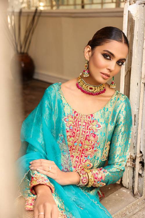 Maya | Wedding Formal Meherbano | FEROZA - Pakistani Designer Dress - by Maya | Type: Bridal - 100% Original at Saira Sultan