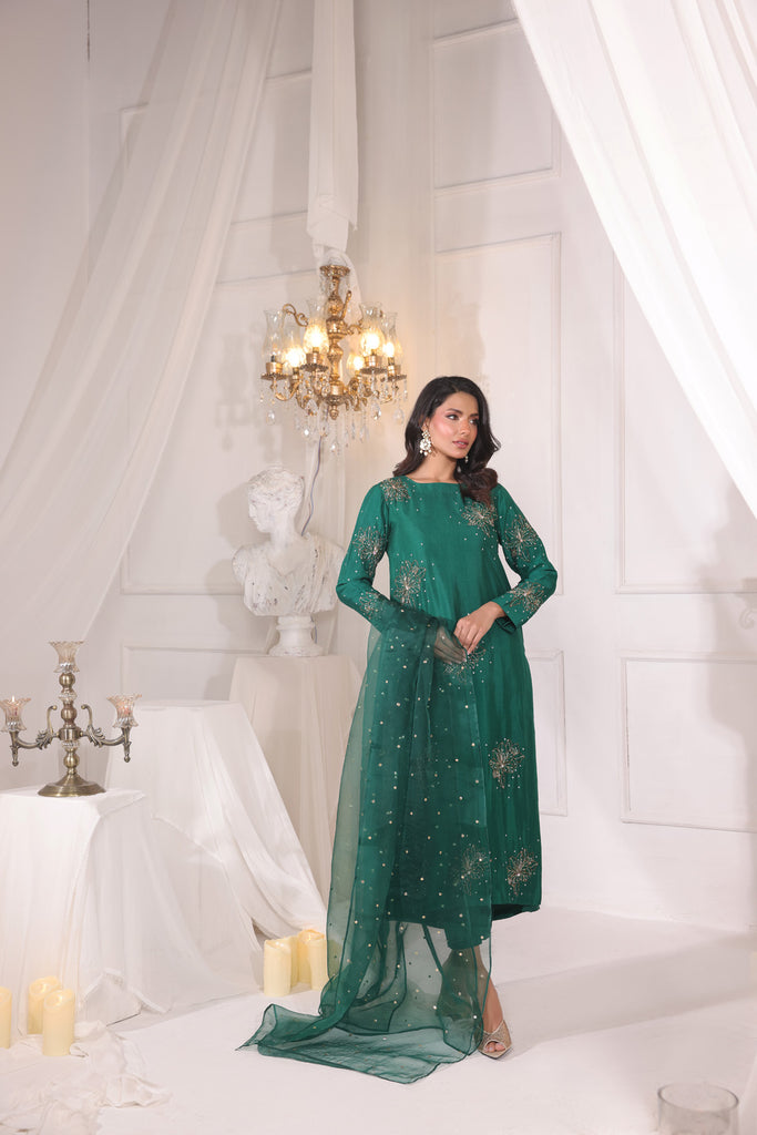 Sammy K | Riwayat Luxe | ZARI - Pakistani Designer Dress - by Sammy K - Type : Ladies Clothes - 100% Original at Saira Sultan