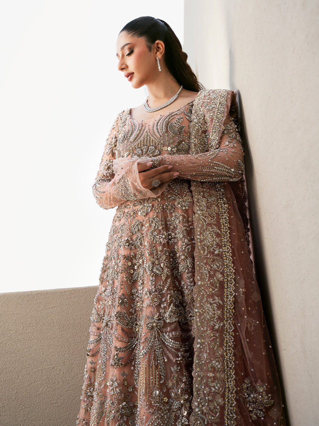 Epoque | Reverie Eternelle | Melange Custom Size Blush Pink Organza