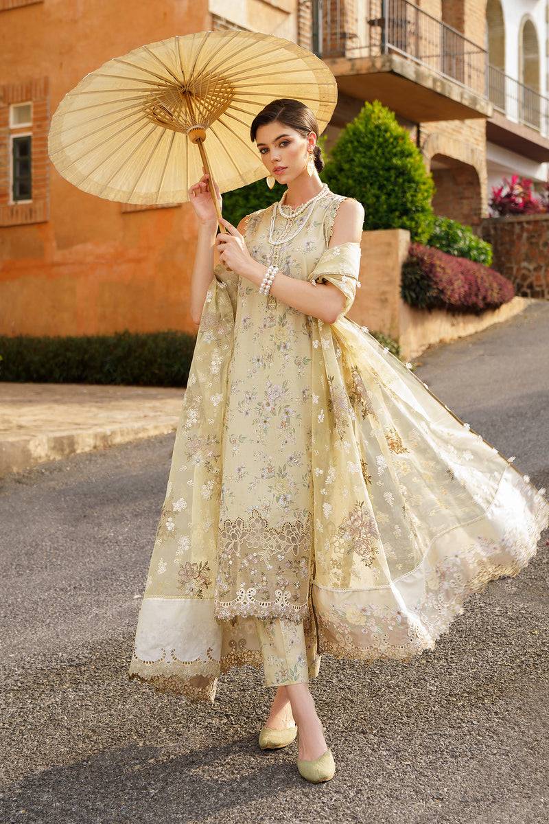 Baroque | Luxury Pret 24 | LAWN UF-584 - Pakistani Designer Dress - by Baroque | Type: Luxury - 100% Original at Saira Sultan