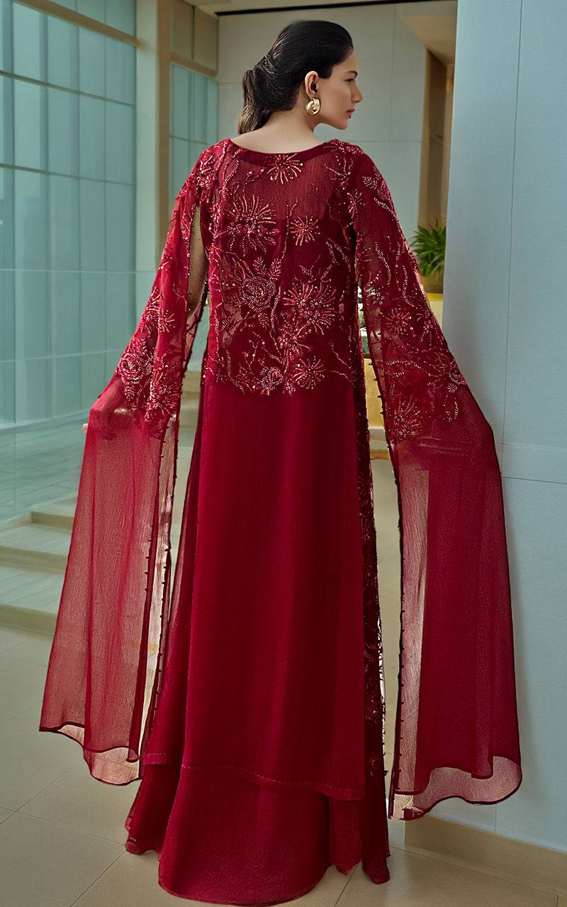 Threads and Motifs | Formal Dresses 25 | Embroidered Jacket With Tube And Skirt - Pakistani Designer Dress - by Threads and Motifs - Type : Ladies Clothes - 100% Original at Saira Sultan