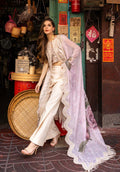 Zarqash | Luxury Lawn 25 | ZQLU 002 Ambrose S Ivory Lawn