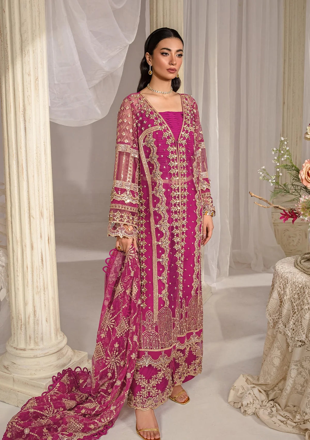 Elaf Premium | Evara Formals 24 | EFE-07 REGALIA - Pakistani Designer Dress - by Elaf Premium | Type: The Formal Exhibit - 100% Original at Saira Sultan