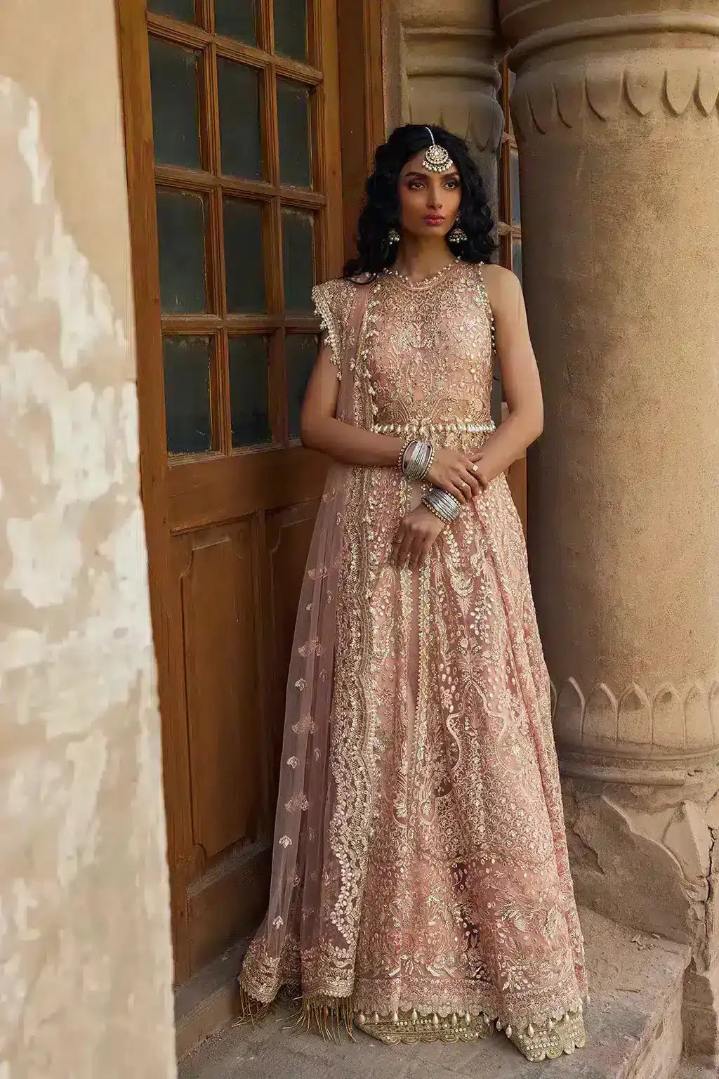 Afrozeh | Dastangoi Wedding Formals | Madhur - Pakistani Designer Dress - by Afrozeh | Type: Bridal - 100% Original at Saira Sultan