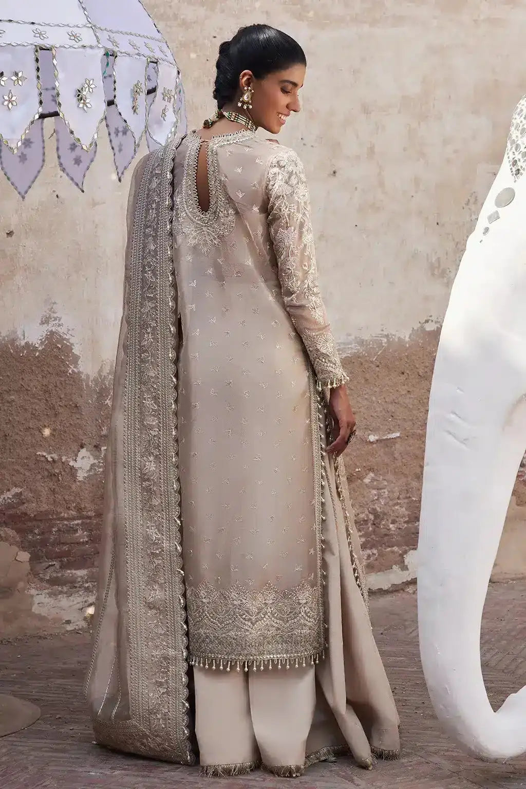 Afrozeh | Dastangoi Wedding Formals | Ulfat - Pakistani Designer Dress - by Afrozeh | Type: Bridal - 100% Original at Saira Sultan