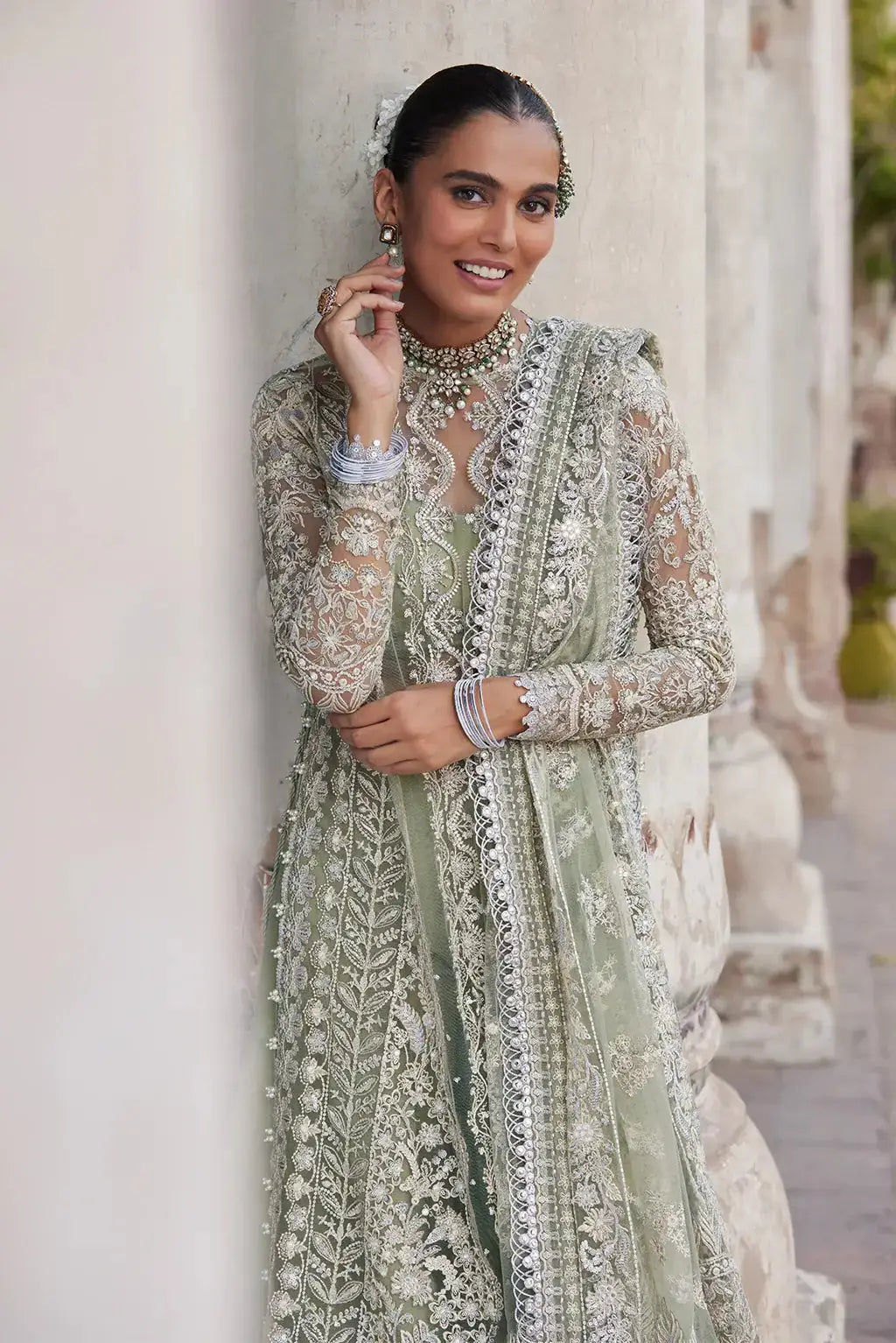 Afrozeh | Dastangoi Wedding Formals | Nigar - Pakistani Designer Dress - by Afrozeh | Type: Bridal - 100% Original at Saira Sultan