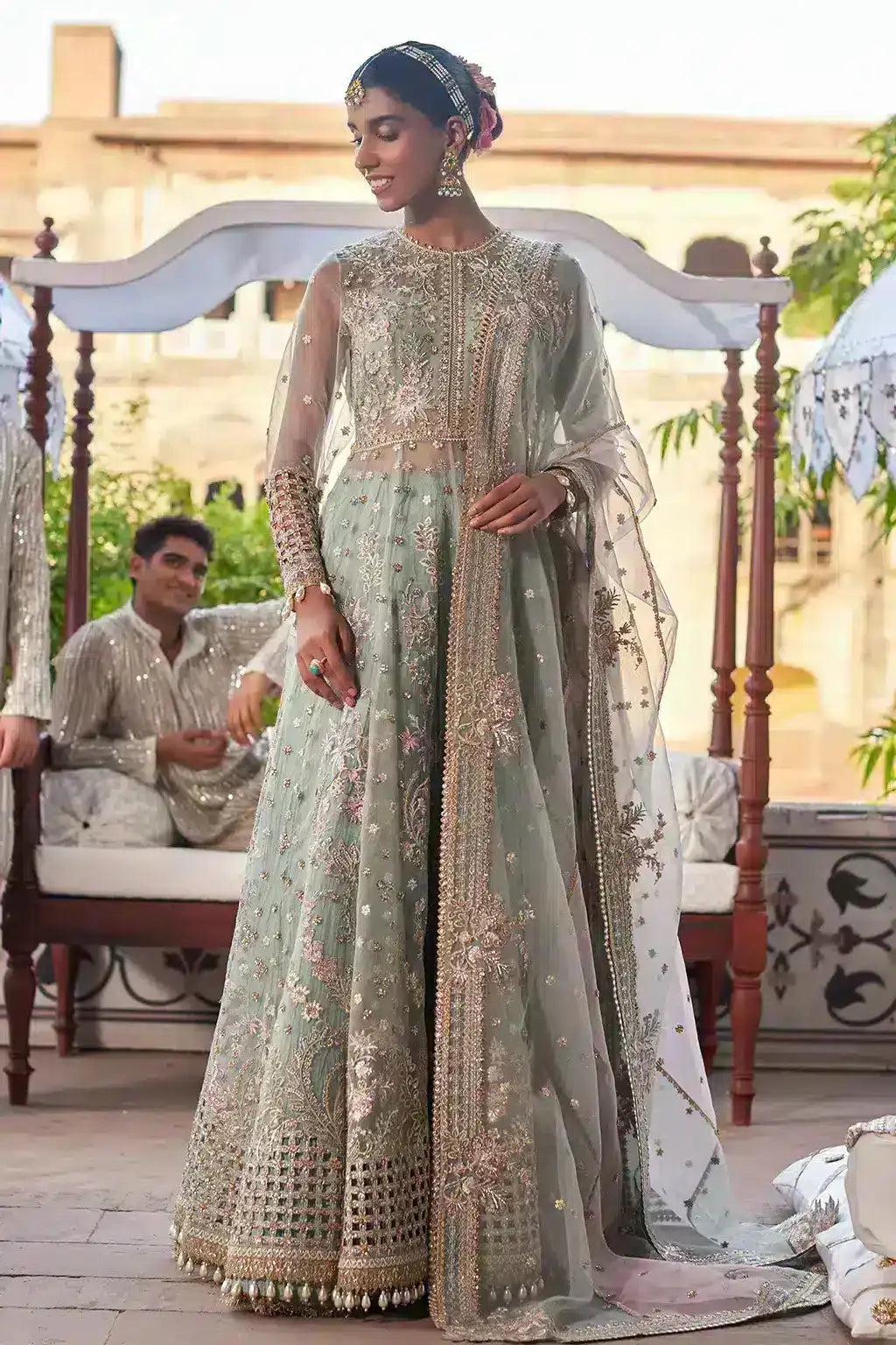Afrozeh | Dastangoi Wedding Formals | Mehrunisa - Pakistani Designer Dress - by Afrozeh | Type: Bridal - 100% Original at Saira Sultan