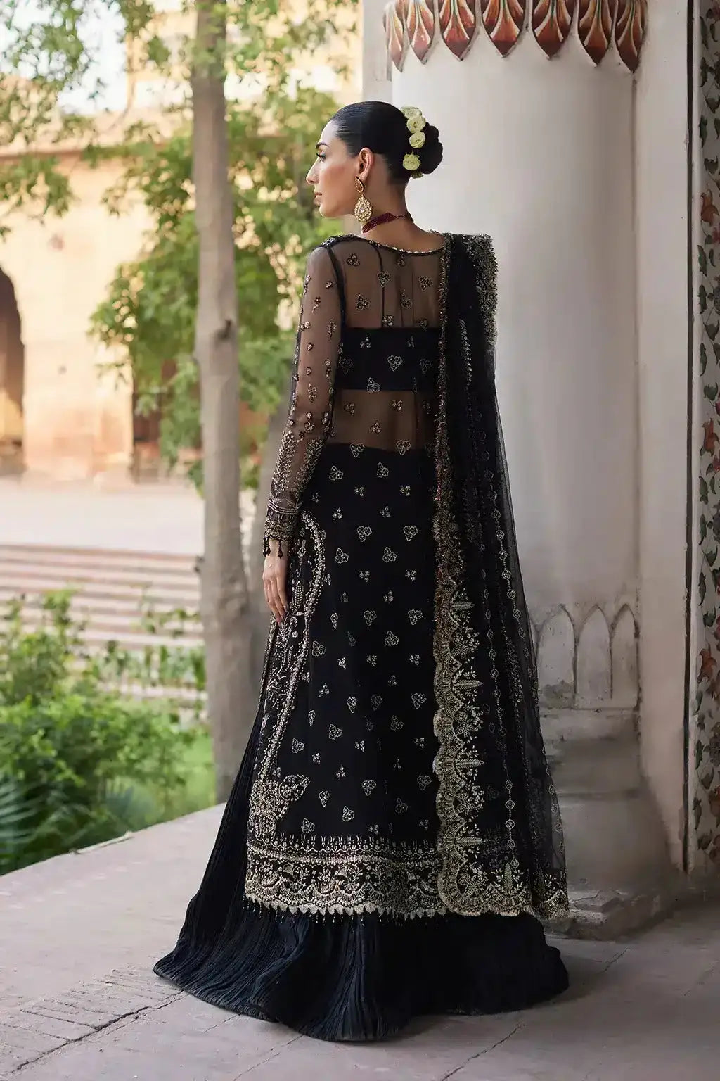 Afrozeh | Dastangoi Wedding Formals | Nafeesa - Pakistani Designer Dress - by Afrozeh | Type: Bridal - 100% Original at Saira Sultan