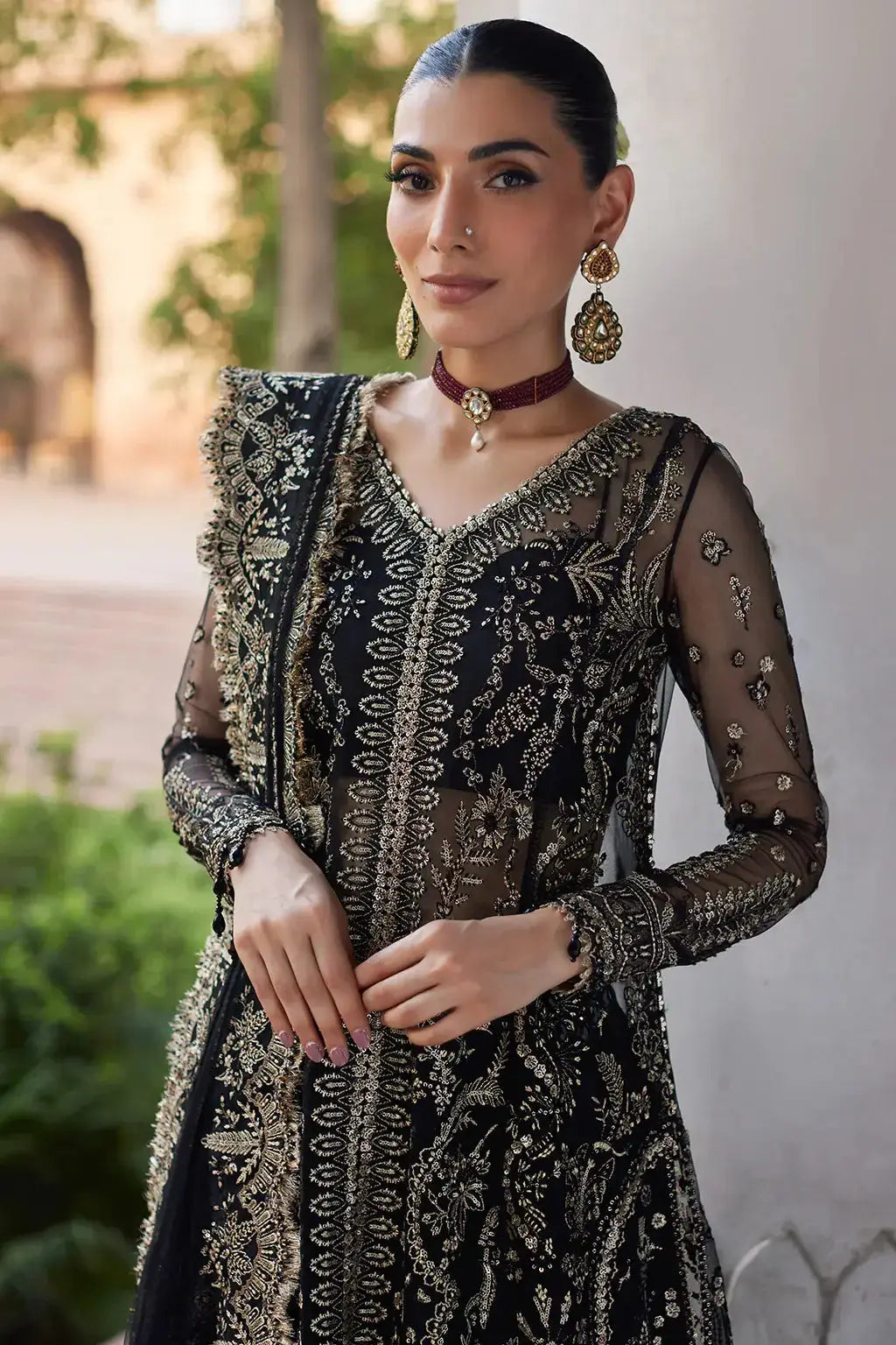 Afrozeh | Dastangoi Wedding Formals | Nafeesa - Pakistani Designer Dress - by Afrozeh | Type: Bridal - 100% Original at Saira Sultan