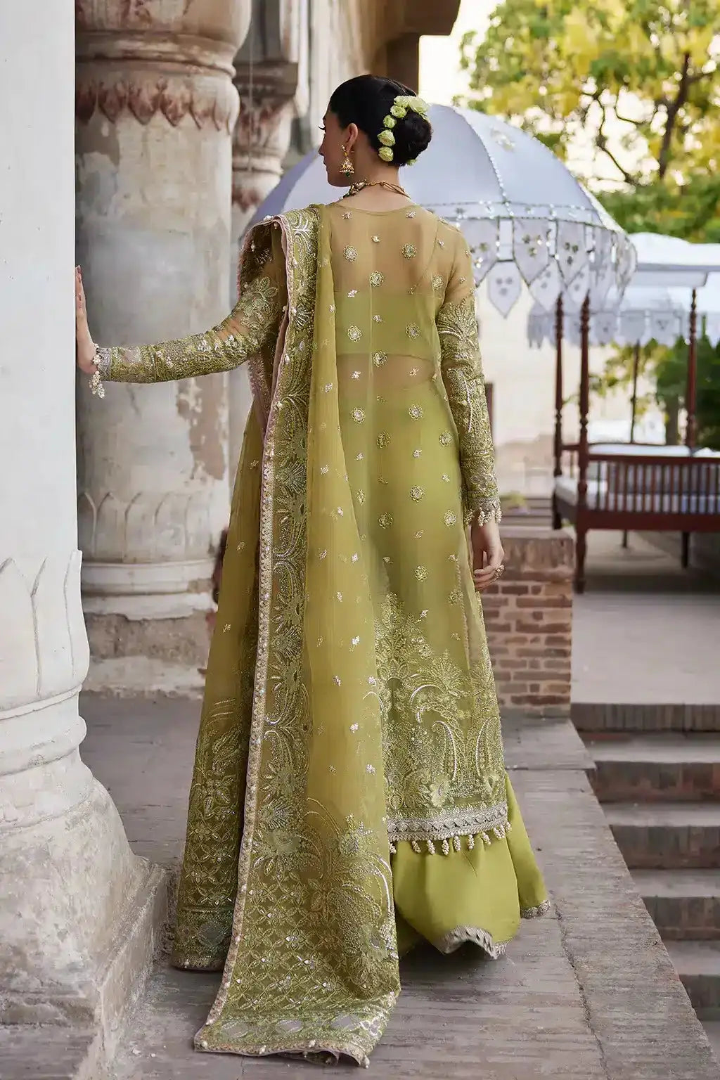Afrozeh | Dastangoi Wedding Formals | Shehnaz - Pakistani Designer Dress - by Afrozeh | Type: Bridal - 100% Original at Saira Sultan