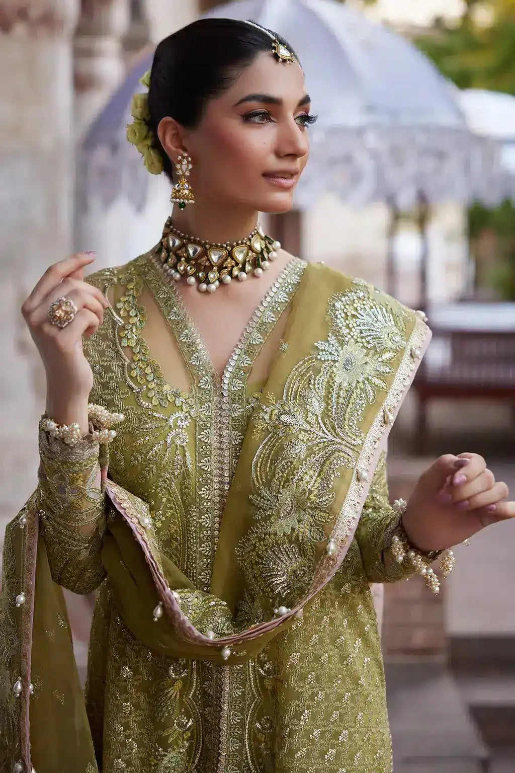 Afrozeh | Dastangoi Wedding Formals | Shehnaz - Pakistani Designer Dress - by Afrozeh | Type: Bridal - 100% Original at Saira Sultan