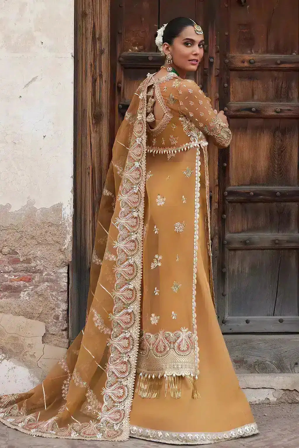 Afrozeh | Dastangoi Wedding Formals | Shafaq - Pakistani Designer Dress - by Afrozeh | Type: Bridal - 100% Original at Saira Sultan